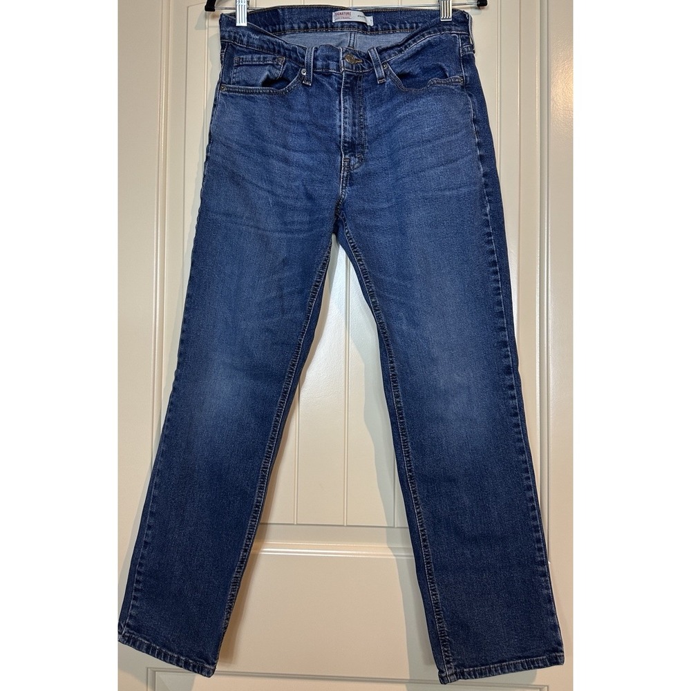 Levi Strauss signature athletic men's jeans 31 x 30 100% cotton casual school